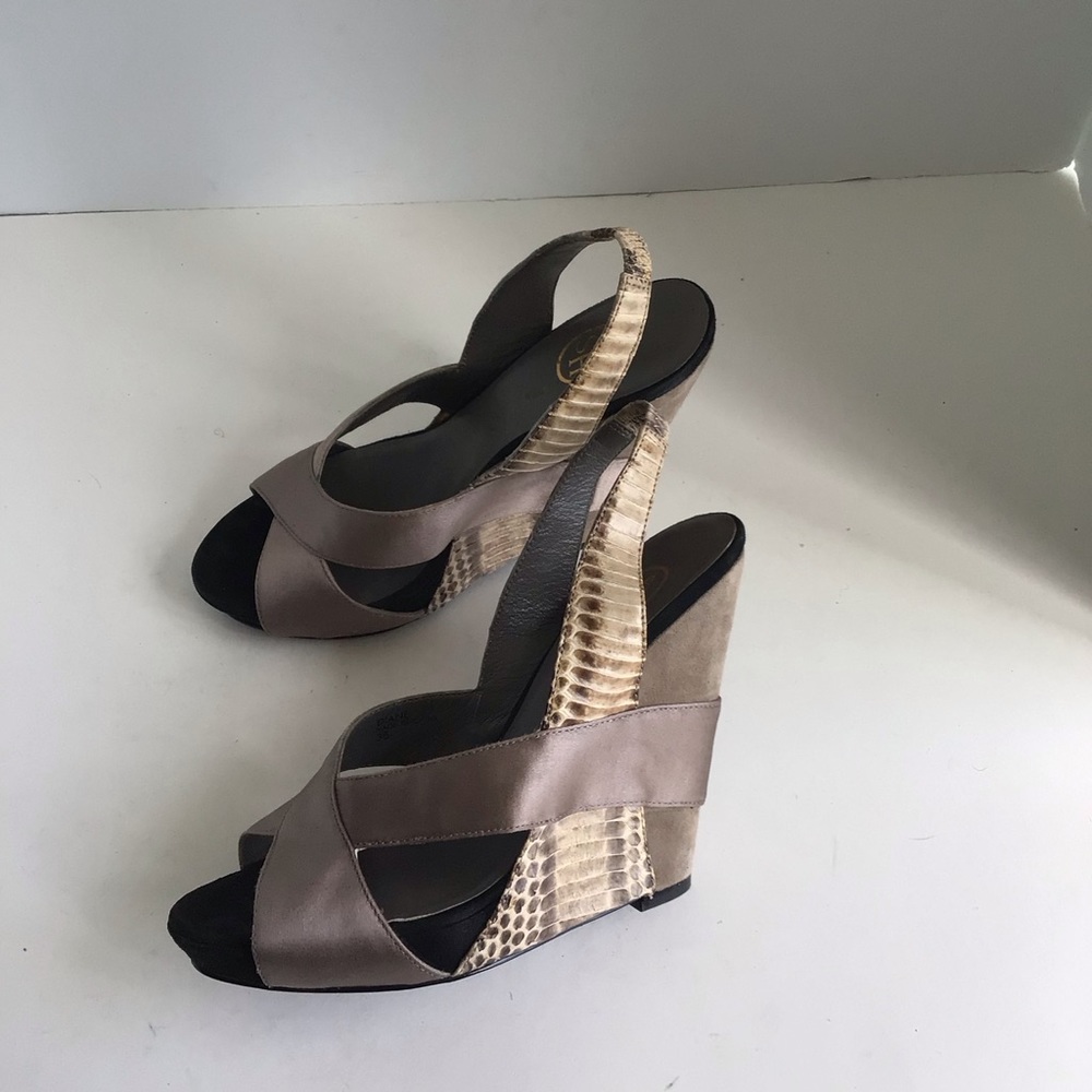 Ash Diane Python Embossed Leather/Suede Slingback… - image 7